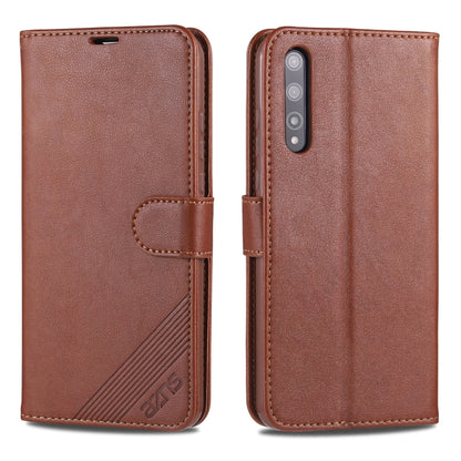 AZNS Sheepskin Texture ซองหนังพลิกแนวนอนพร้อมตัวยึดและช่องเสียบการ์ดและกระเป๋าสตางค์, For Huawei Enjoy 10 Plus / P Smart Z, For Huawei Enjoy 9, For Huawei Enjoy 10s / Honor 20 Lite, For Huawei Maimang 8 / Enjoy 9s / P Smart Plus(2019) / Honor 10i / 20i...