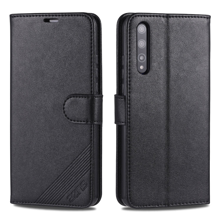 AZNS Sheepskin Texture ซองหนังพลิกแนวนอนพร้อมตัวยึดและช่องเสียบการ์ดและกระเป๋าสตางค์, For Huawei Enjoy 10 Plus / P Smart Z, For Huawei Enjoy 9, For Huawei Enjoy 10s / Honor 20 Lite, For Huawei Maimang 8 / Enjoy 9s / P Smart Plus(2019) / Honor 10i / 20i...