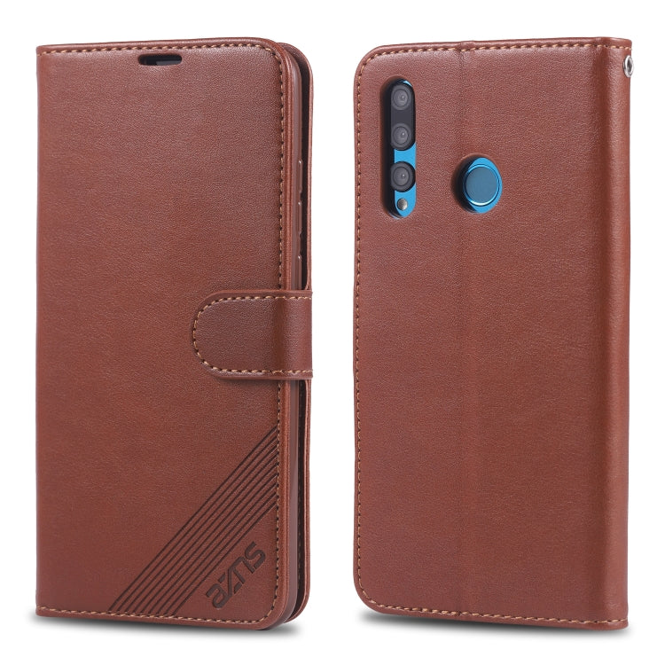 AZNS Sheepskin Texture ซองหนังพลิกแนวนอนพร้อมตัวยึดและช่องเสียบการ์ดและกระเป๋าสตางค์, For Huawei Enjoy 10 Plus / P Smart Z, For Huawei Enjoy 9, For Huawei Enjoy 10s / Honor 20 Lite, For Huawei Maimang 8 / Enjoy 9s / P Smart Plus(2019) / Honor 10i / 20i...