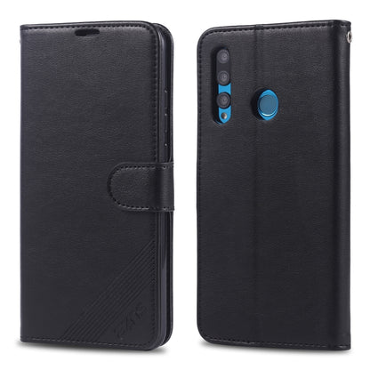 AZNS Sheepskin Texture ซองหนังพลิกแนวนอนพร้อมตัวยึดและช่องเสียบการ์ดและกระเป๋าสตางค์, For Huawei Enjoy 10 Plus / P Smart Z, For Huawei Enjoy 9, For Huawei Enjoy 10s / Honor 20 Lite, For Huawei Maimang 8 / Enjoy 9s / P Smart Plus(2019) / Honor 10i / 20i...