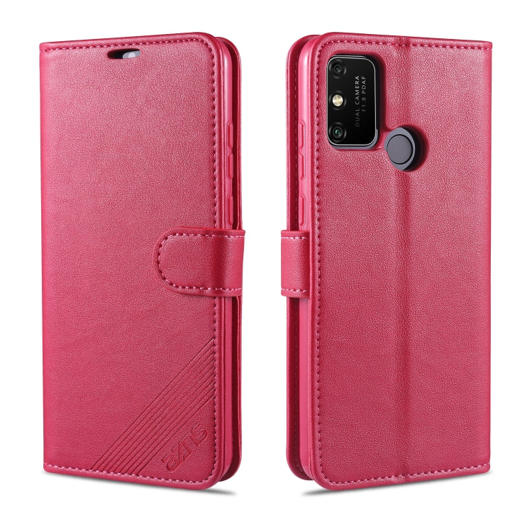 AZNS Sheepskin Texture ซองหนังพลิกแนวนอนพร้อมตัวยึดและช่องเสียบการ์ดและกระเป๋าสตางค์, For Huawei Enjoy 10 Plus / P Smart Z, For Huawei Enjoy 9, For Huawei Enjoy 10s / Honor 20 Lite, For Huawei Maimang 8 / Enjoy 9s / P Smart Plus(2019) / Honor 10i / 20i...