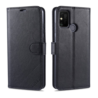 AZNS Sheepskin Texture ซองหนังพลิกแนวนอนพร้อมตัวยึดและช่องเสียบการ์ดและกระเป๋าสตางค์, For Huawei Enjoy 10 Plus / P Smart Z, For Huawei Enjoy 9, For Huawei Enjoy 10s / Honor 20 Lite, For Huawei Maimang 8 / Enjoy 9s / P Smart Plus(2019) / Honor 10i / 20i...