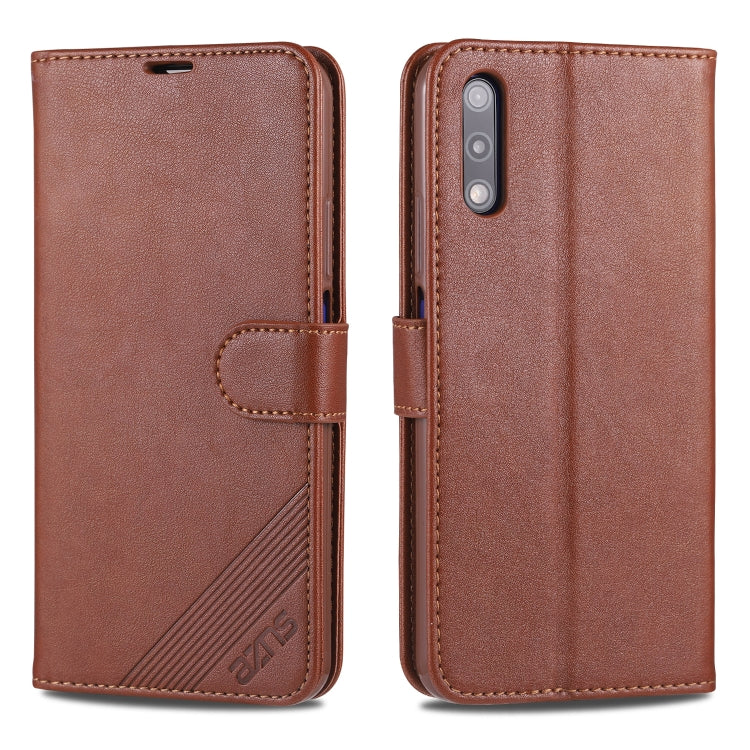 AZNS Sheepskin Texture ซองหนังพลิกแนวนอนพร้อมตัวยึดและช่องเสียบการ์ดและกระเป๋าสตางค์, For Huawei Enjoy 10 Plus / P Smart Z, For Huawei Enjoy 9, For Huawei Enjoy 10s / Honor 20 Lite, For Huawei Maimang 8 / Enjoy 9s / P Smart Plus(2019) / Honor 10i / 20i...