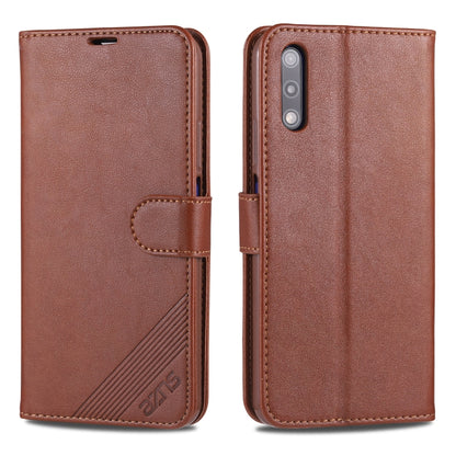 AZNS Sheepskin Texture ซองหนังพลิกแนวนอนพร้อมตัวยึดและช่องเสียบการ์ดและกระเป๋าสตางค์, For Huawei Enjoy 10 Plus / P Smart Z, For Huawei Enjoy 9, For Huawei Enjoy 10s / Honor 20 Lite, For Huawei Maimang 8 / Enjoy 9s / P Smart Plus(2019) / Honor 10i / 20i...