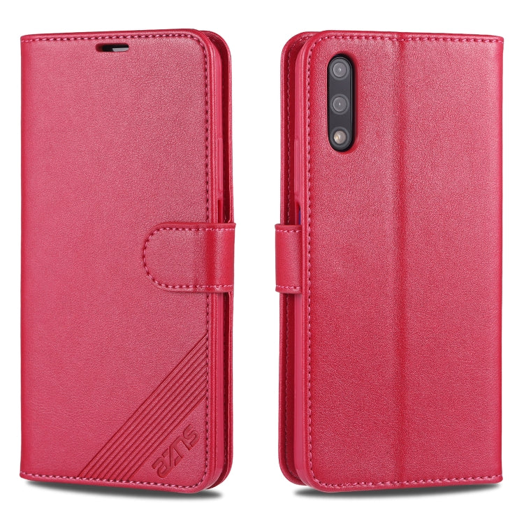 AZNS Sheepskin Texture ซองหนังพลิกแนวนอนพร้อมตัวยึดและช่องเสียบการ์ดและกระเป๋าสตางค์, For Huawei Enjoy 10 Plus / P Smart Z, For Huawei Enjoy 9, For Huawei Enjoy 10s / Honor 20 Lite, For Huawei Maimang 8 / Enjoy 9s / P Smart Plus(2019) / Honor 10i / 20i...