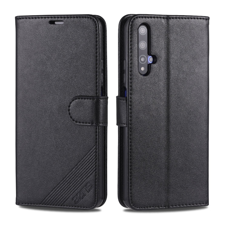 AZNS Sheepskin Texture ซองหนังพลิกแนวนอนพร้อมตัวยึดและช่องเสียบการ์ดและกระเป๋าสตางค์, For Huawei Enjoy 10 Plus / P Smart Z, For Huawei Enjoy 9, For Huawei Enjoy 10s / Honor 20 Lite, For Huawei Maimang 8 / Enjoy 9s / P Smart Plus(2019) / Honor 10i / 20i...