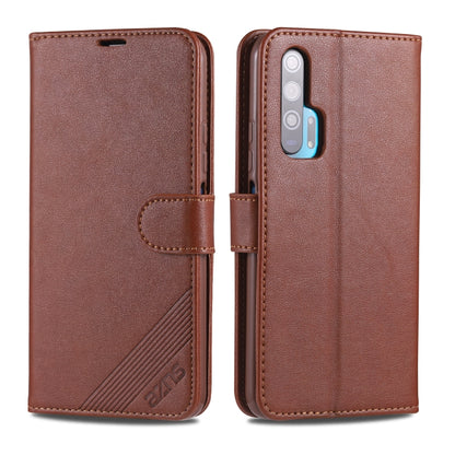 AZNS Sheepskin Texture ซองหนังพลิกแนวนอนพร้อมตัวยึดและช่องเสียบการ์ดและกระเป๋าสตางค์, For Huawei Enjoy 10 Plus / P Smart Z, For Huawei Enjoy 9, For Huawei Enjoy 10s / Honor 20 Lite, For Huawei Maimang 8 / Enjoy 9s / P Smart Plus(2019) / Honor 10i / 20i...