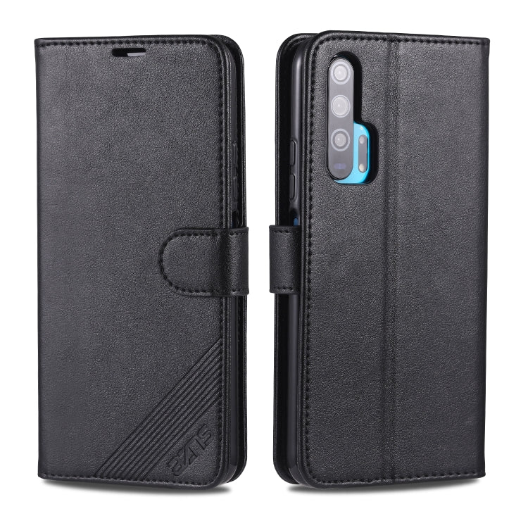 AZNS Sheepskin Texture ซองหนังพลิกแนวนอนพร้อมตัวยึดและช่องเสียบการ์ดและกระเป๋าสตางค์, For Huawei Enjoy 10 Plus / P Smart Z, For Huawei Enjoy 9, For Huawei Enjoy 10s / Honor 20 Lite, For Huawei Maimang 8 / Enjoy 9s / P Smart Plus(2019) / Honor 10i / 20i...