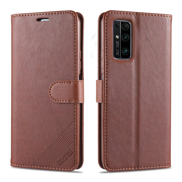 AZNS Sheepskin Texture ซองหนังพลิกแนวนอนพร้อมตัวยึดและช่องเสียบการ์ดและกระเป๋าสตางค์, For Huawei Enjoy 10 Plus / P Smart Z, For Huawei Enjoy 9, For Huawei Enjoy 10s / Honor 20 Lite, For Huawei Maimang 8 / Enjoy 9s / P Smart Plus(2019) / Honor 10i / 20i...
