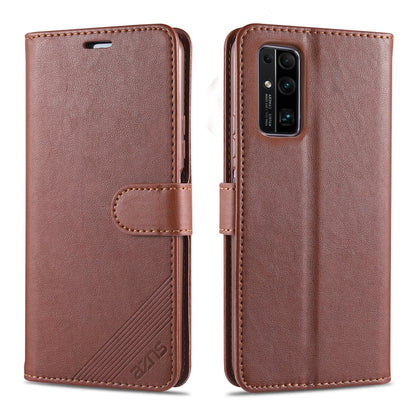 AZNS Sheepskin Texture ซองหนังพลิกแนวนอนพร้อมตัวยึดและช่องเสียบการ์ดและกระเป๋าสตางค์, For Huawei Enjoy 10 Plus / P Smart Z, For Huawei Enjoy 9, For Huawei Enjoy 10s / Honor 20 Lite, For Huawei Maimang 8 / Enjoy 9s / P Smart Plus(2019) / Honor 10i / 20i...