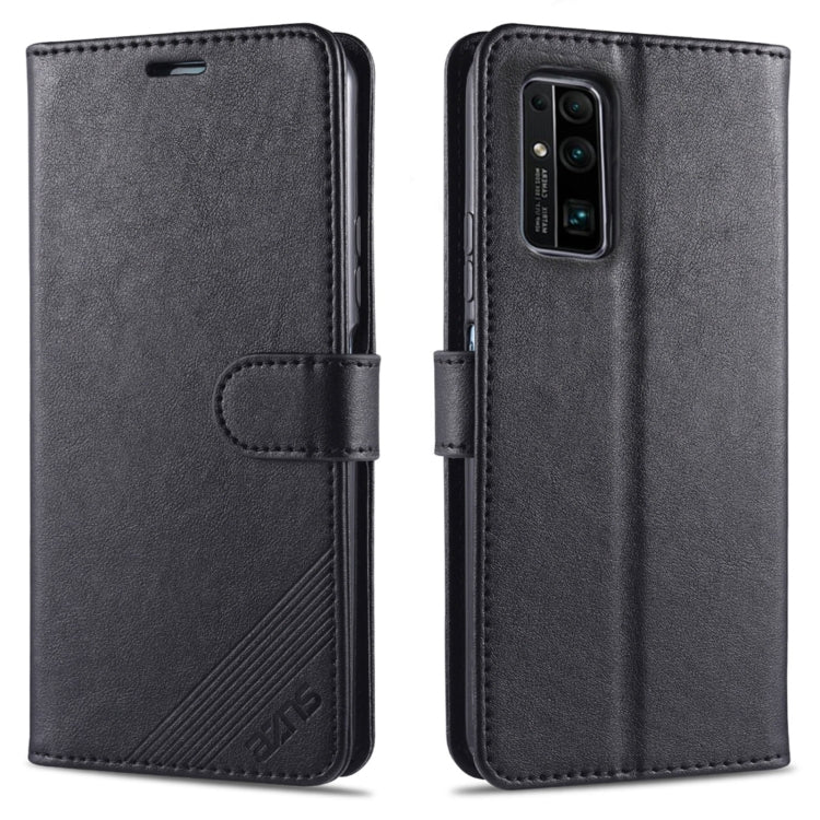 AZNS Sheepskin Texture ซองหนังพลิกแนวนอนพร้อมตัวยึดและช่องเสียบการ์ดและกระเป๋าสตางค์, For Huawei Enjoy 10 Plus / P Smart Z, For Huawei Enjoy 9, For Huawei Enjoy 10s / Honor 20 Lite, For Huawei Maimang 8 / Enjoy 9s / P Smart Plus(2019) / Honor 10i / 20i...
