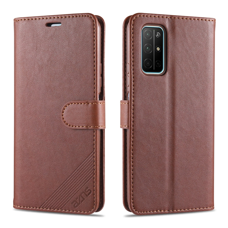 AZNS Sheepskin Texture ซองหนังพลิกแนวนอนพร้อมตัวยึดและช่องเสียบการ์ดและกระเป๋าสตางค์, For Huawei Enjoy 10 Plus / P Smart Z, For Huawei Enjoy 9, For Huawei Enjoy 10s / Honor 20 Lite, For Huawei Maimang 8 / Enjoy 9s / P Smart Plus(2019) / Honor 10i / 20i...