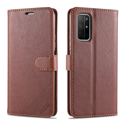 AZNS Sheepskin Texture ซองหนังพลิกแนวนอนพร้อมตัวยึดและช่องเสียบการ์ดและกระเป๋าสตางค์, For Huawei Enjoy 10 Plus / P Smart Z, For Huawei Enjoy 9, For Huawei Enjoy 10s / Honor 20 Lite, For Huawei Maimang 8 / Enjoy 9s / P Smart Plus(2019) / Honor 10i / 20i...