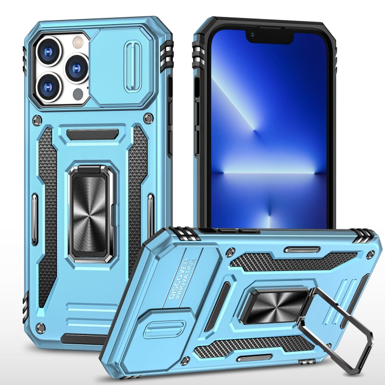 เคสโทรศัพท์ Armor PC + TPU Camera Shield, For iPhone 16 Pro, For iPhone 16 Plus, For iPhone 16, For iPhone 15 Pro Max, For iPhone 15 Pro, For iPhone 15 Plus