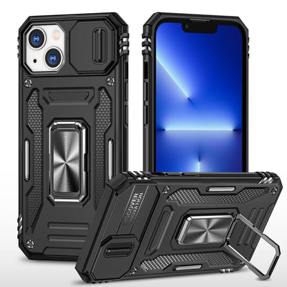 เคสโทรศัพท์ Armor PC + TPU Camera Shield, For iPhone 16 Pro, For iPhone 16 Plus, For iPhone 16, For iPhone 15 Pro Max, For iPhone 15 Pro, For iPhone 15 Plus