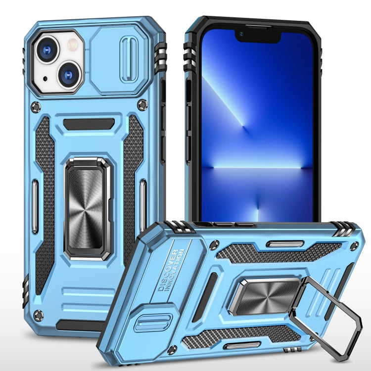 เคสโทรศัพท์ Armor PC + TPU Camera Shield, For iPhone 16 Pro, For iPhone 16 Plus, For iPhone 16, For iPhone 15 Pro Max, For iPhone 15 Pro, For iPhone 15 Plus