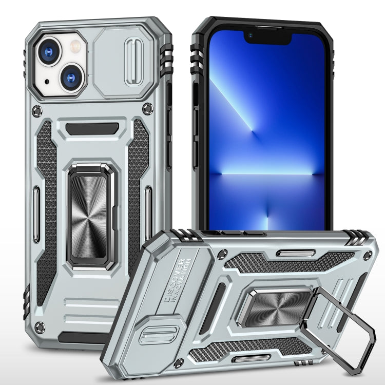 เคสโทรศัพท์ Armor PC + TPU Camera Shield, For iPhone 15