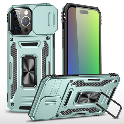 เคสโทรศัพท์ Armor PC + TPU Camera Shield, For iPhone 16 Pro, For iPhone 16 Plus, For iPhone 16, For iPhone 15 Pro Max, For iPhone 15 Pro, For iPhone 15 Plus