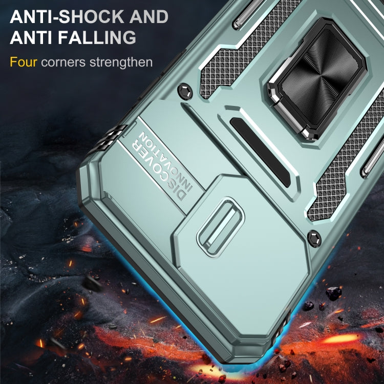 เคสโทรศัพท์ Armor PC + TPU Camera Shield, For iPhone 16 Pro, For iPhone 16 Plus, For iPhone 16, For iPhone 15 Pro Max, For iPhone 15 Pro, For iPhone 15 Plus
