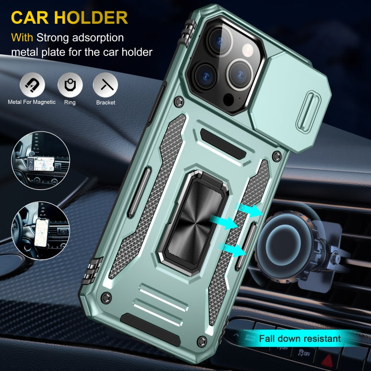เคสโทรศัพท์ Armor PC + TPU Camera Shield, For iPhone 16 Pro, For iPhone 16 Plus, For iPhone 16, For iPhone 15 Pro Max, For iPhone 15 Pro, For iPhone 15 Plus