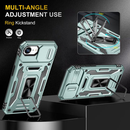 เคสโทรศัพท์ Armor PC + TPU Camera Shield, For iPhone 17e / 16e, For iPhone 17 Pro Max, For iPhone 17 Pro, For iPhone 17, For iPhone Air, For iPhone 16 Pro Max