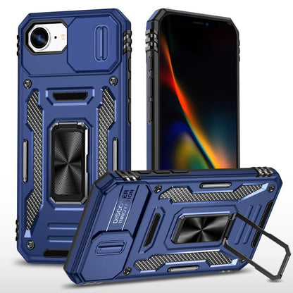 เคสโทรศัพท์ Armor PC + TPU Camera Shield, For iPhone 17e / 16e, For iPhone 17 Pro Max, For iPhone 17 Pro, For iPhone 17, For iPhone Air, For iPhone 16 Pro Max