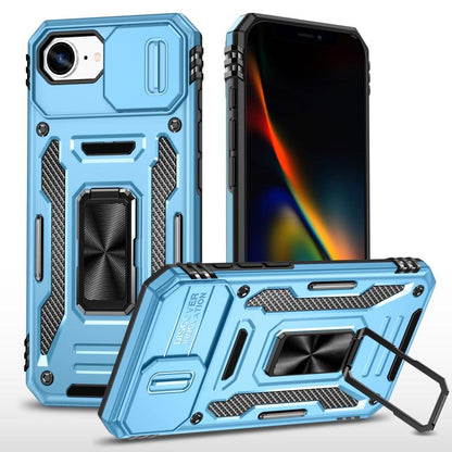 เคสโทรศัพท์ Armor PC + TPU Camera Shield, For iPhone 17e / 16e, For iPhone 17 Pro Max, For iPhone 17 Pro, For iPhone 17, For iPhone Air, For iPhone 16 Pro Max