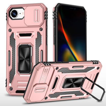 เคสโทรศัพท์ Armor PC + TPU Camera Shield, For iPhone 17e / 16e, For iPhone 17 Pro Max, For iPhone 17 Pro, For iPhone 17, For iPhone Air, For iPhone 16 Pro Max