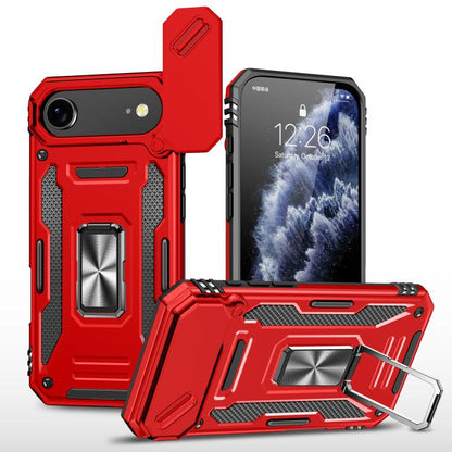 เคสโทรศัพท์ Armor PC + TPU Camera Shield, For iPhone 17e / 16e, For iPhone 17 Pro Max, For iPhone 17 Pro, For iPhone 17, For iPhone Air, For iPhone 16 Pro Max