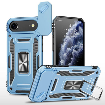 เคสโทรศัพท์ Armor PC + TPU Camera Shield, For iPhone 17e / 16e, For iPhone 17 Pro Max, For iPhone 17 Pro, For iPhone 17, For iPhone Air, For iPhone 16 Pro Max