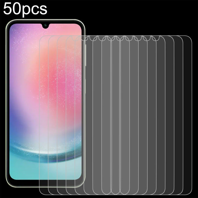 50 ชิ้น 0.26 มม. 9H 2.5D ฟิล์มกระจกนิรภัย, For Samsung Galaxy M06 5G, For Samsung Galaxy F06 5G, For Samsung Galaxy A06 5G, For Samsung Galaxy A35 / M35 / A36, For Samsung Galaxy A05s / M14 4G, For Samsung Galaxy F14 4G, For Samsung Galaxy S24 FE 5G   ...