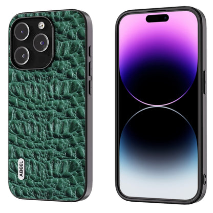 ABEEL เคสโทรศัพท์หนังแท้ Canopy Black Edge, For iPhone 15 Pro Max, For iPhone 15 Pro, For iPhone 15 Plus, For iPhone 15