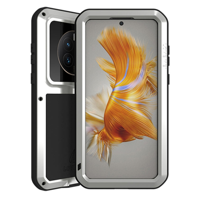 LOVE MEI POWERFUL โลหะกันกระแทก Life เคสโทรศัพท์กันฝุ่นกันน้ำ, For Huawei P60 / P60 Pro / P60 Art, For Huawei Mate 50 Pro, For Huawei Mate 50