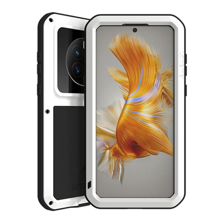 LOVE MEI POWERFUL โลหะกันกระแทก Life เคสโทรศัพท์กันฝุ่นกันน้ำ, For Huawei P60 / P60 Pro / P60 Art, For Huawei Mate 50 Pro, For Huawei Mate 50