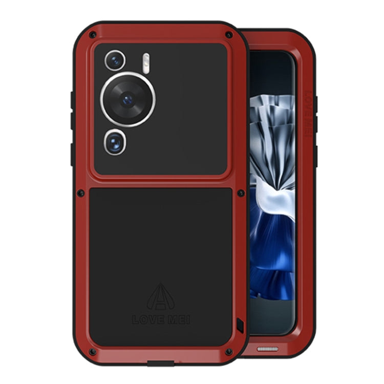 LOVE MEI POWERFUL โลหะกันกระแทก Life เคสโทรศัพท์กันฝุ่นกันน้ำ, For Huawei P60 / P60 Pro / P60 Art, For Huawei Mate 50 Pro, For Huawei Mate 50