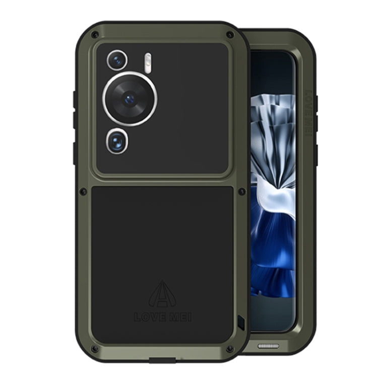 LOVE MEI POWERFUL โลหะกันกระแทก Life เคสโทรศัพท์กันฝุ่นกันน้ำ, For Huawei P60 / P60 Pro / P60 Art, For Huawei Mate 50 Pro, For Huawei Mate 50
