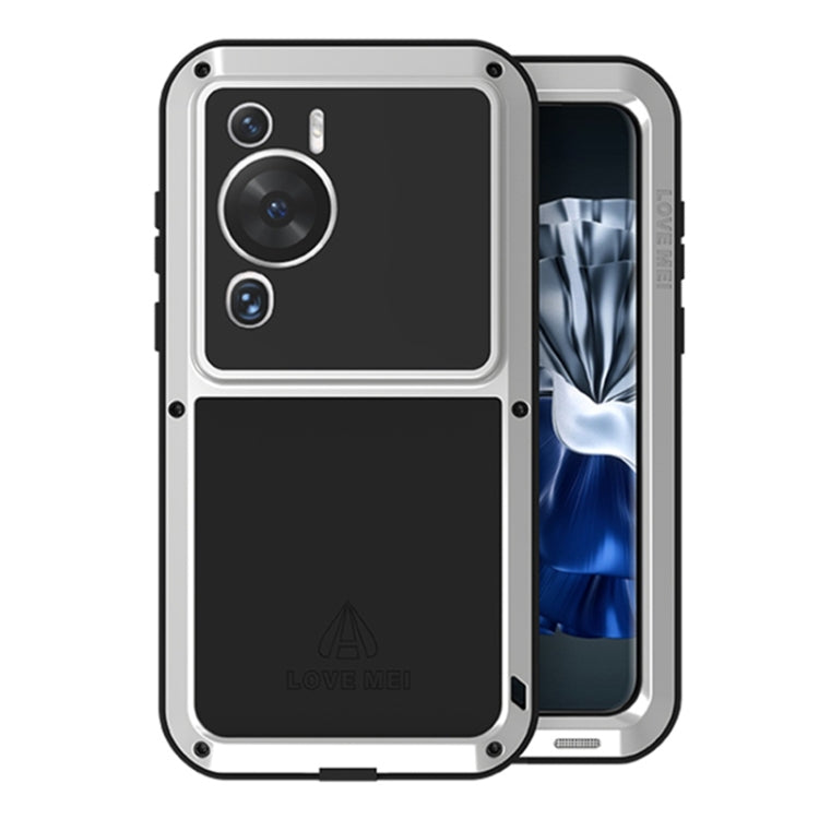 LOVE MEI POWERFUL โลหะกันกระแทก Life เคสโทรศัพท์กันฝุ่นกันน้ำ, For Huawei P60 / P60 Pro / P60 Art, For Huawei Mate 50 Pro, For Huawei Mate 50