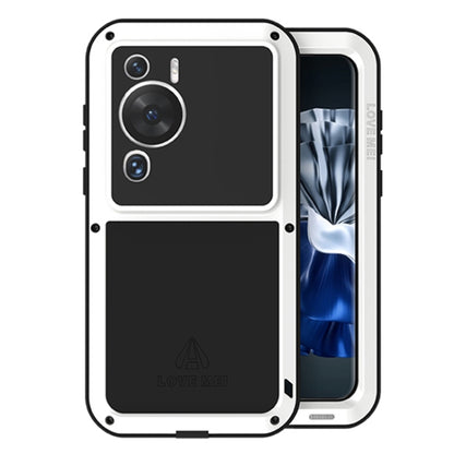 LOVE MEI POWERFUL โลหะกันกระแทก Life เคสโทรศัพท์กันฝุ่นกันน้ำ, For Huawei P60 / P60 Pro / P60 Art, For Huawei Mate 50 Pro, For Huawei Mate 50