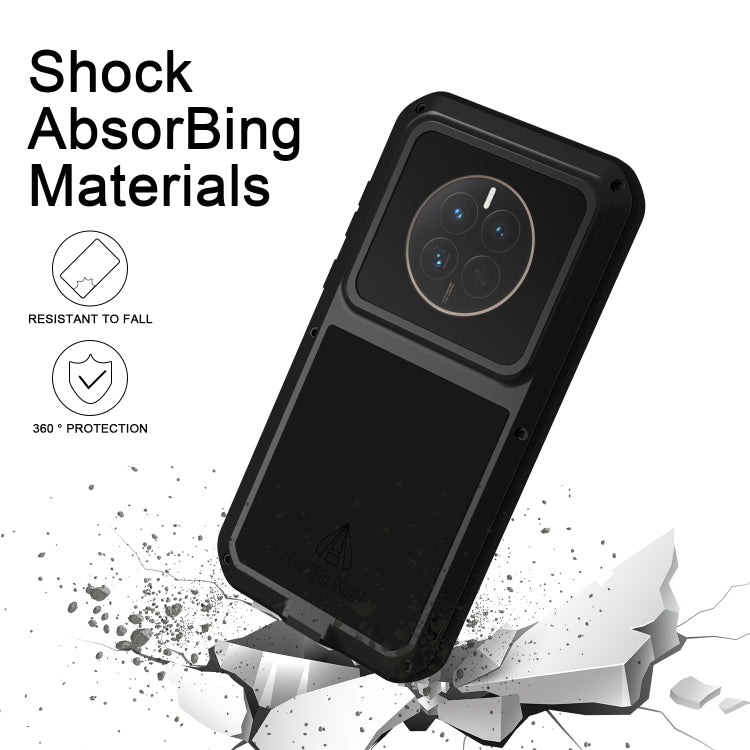 LOVE MEI POWERFUL โลหะกันกระแทก Life เคสโทรศัพท์กันฝุ่นกันน้ำ, For Huawei P60 / P60 Pro / P60 Art, For Huawei Mate 50 Pro, For Huawei Mate 50