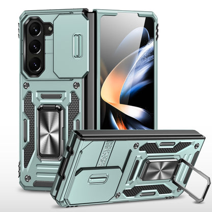 เคสโทรศัพท์ Armor PC + TPU Camera Shield, For Samsung Galaxy Z Fold5 5G, For Samsung Galaxy Z Flip5 5G