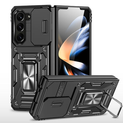 เคสโทรศัพท์ Armor PC + TPU Camera Shield, For Samsung Galaxy Z Fold5 5G, For Samsung Galaxy Z Flip5 5G