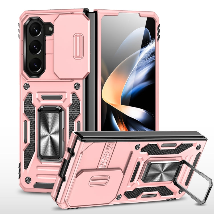 เคสโทรศัพท์ Armor PC + TPU Camera Shield, For Samsung Galaxy Z Fold5 5G, For Samsung Galaxy Z Flip5 5G