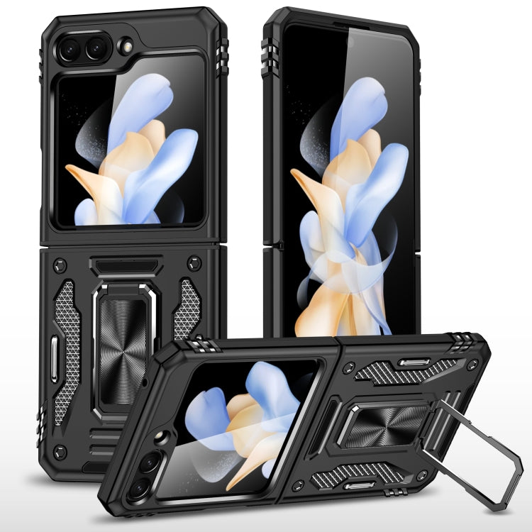 เคสโทรศัพท์ Armor PC + TPU Camera Shield, For Samsung Galaxy Z Fold5 5G, For Samsung Galaxy Z Flip5 5G
