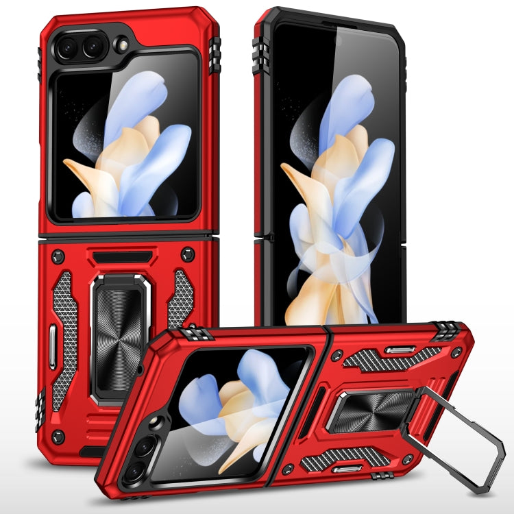 เคสโทรศัพท์ Armor PC + TPU Camera Shield, For Samsung Galaxy Z Fold5 5G, For Samsung Galaxy Z Flip5 5G