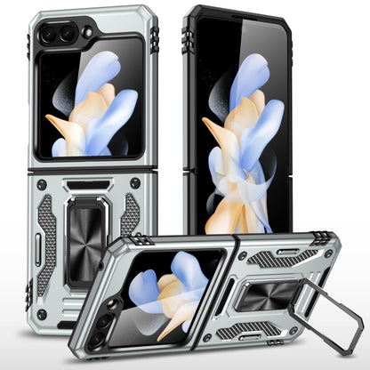 เคสโทรศัพท์ Armor PC + TPU Camera Shield, For Samsung Galaxy Z Fold5 5G, For Samsung Galaxy Z Flip5 5G