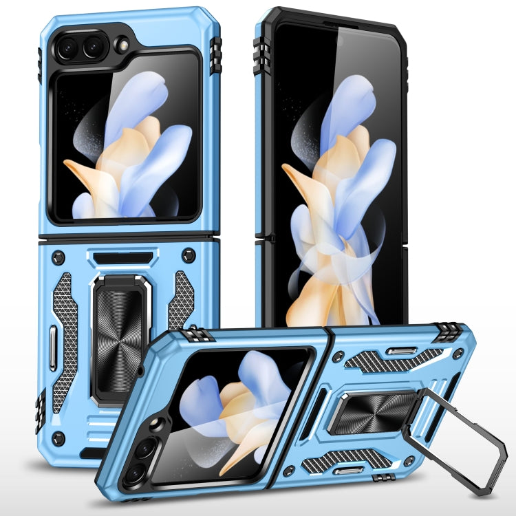 เคสโทรศัพท์ Armor PC + TPU Camera Shield, For Samsung Galaxy Z Fold5 5G, For Samsung Galaxy Z Flip5 5G