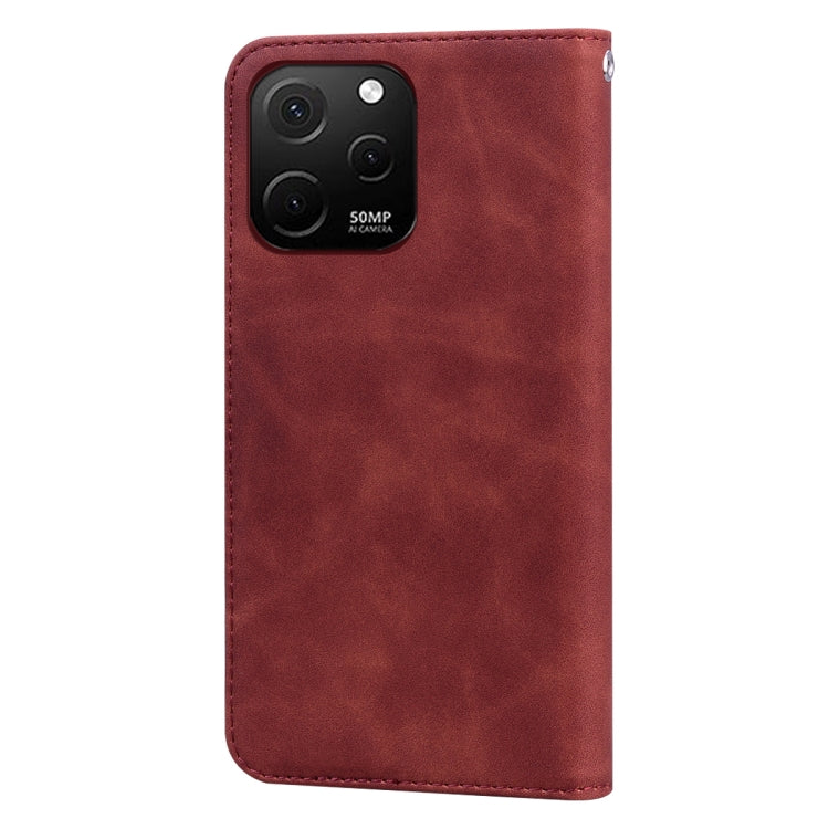 Frosted Business เคสโทรศัพท์ PU พลิกแนวนอนแม่เหล็ก, For Huawei nova Y61/Enjoy 50z, For Huawei nova Y70 / Y70 Plus, For Huawei nova 9 SE 4G/5G