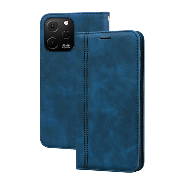 Frosted Business เคสโทรศัพท์ PU พลิกแนวนอนแม่เหล็ก, For Huawei nova Y61/Enjoy 50z, For Huawei nova Y70 / Y70 Plus, For Huawei nova 9 SE 4G/5G