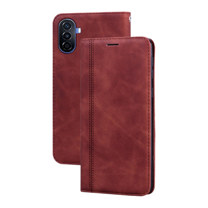 Frosted Business เคสโทรศัพท์ PU พลิกแนวนอนแม่เหล็ก, For Huawei nova Y61/Enjoy 50z, For Huawei nova Y70 / Y70 Plus, For Huawei nova 9 SE 4G/5G