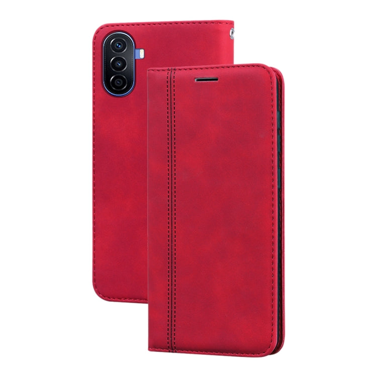 Frosted Business เคสโทรศัพท์ PU พลิกแนวนอนแม่เหล็ก, For Huawei nova Y61/Enjoy 50z, For Huawei nova Y70 / Y70 Plus, For Huawei nova 9 SE 4G/5G